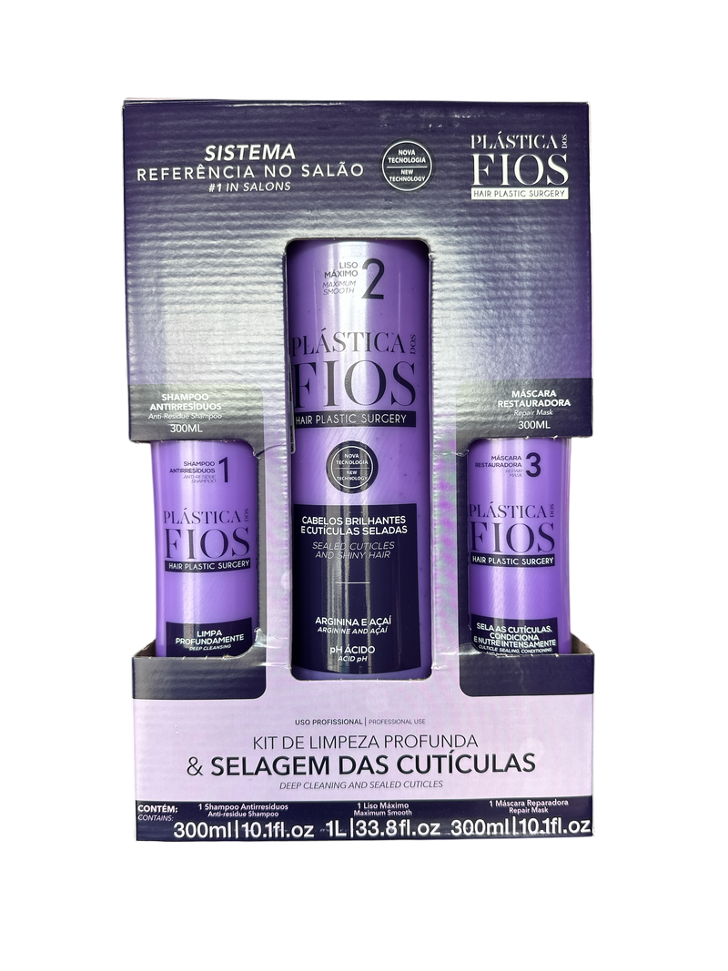 Cadiveu Plastica dos Fios Hair Plastic Surgery Kit