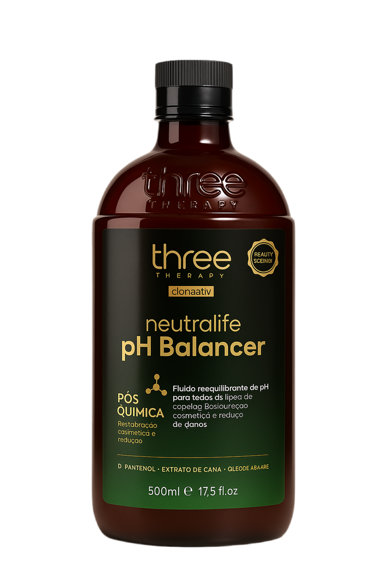 Equilibrador PH Capilar Tres Terapias Neutralife Pantovin Pos Mascarilla Química 17.5 fl.oz 500ml