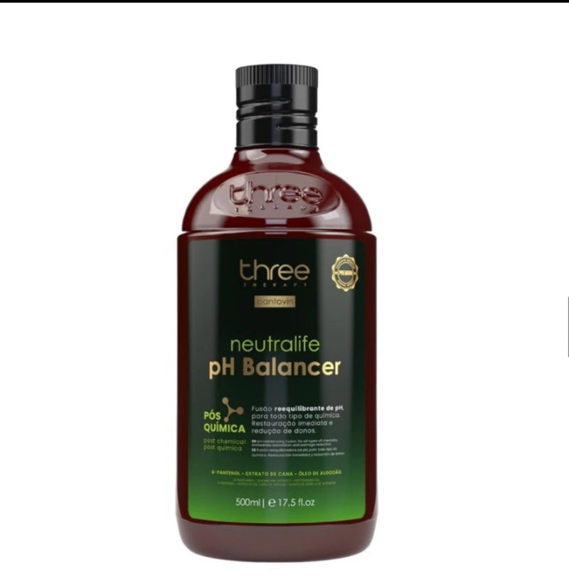 Equilibrador PH Capilar Tres Terapias Neutralife Pantovin Pos Mascarilla Química 17.5 fl.oz 500ml
