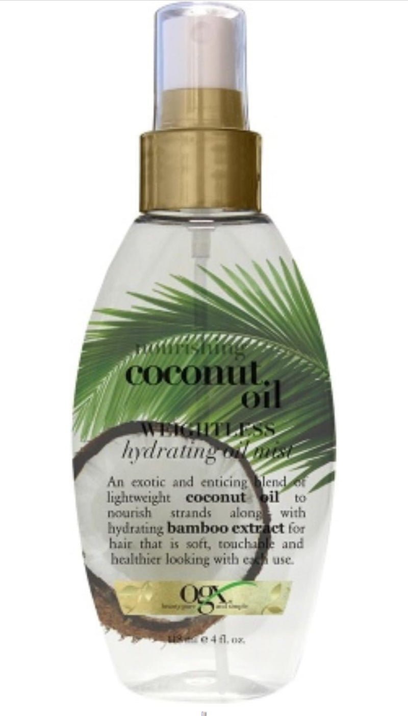 OGX  Hydrating Coconut Oil And Bamboo Extract Weighless Oil Mist 4fl.oz e 118ml