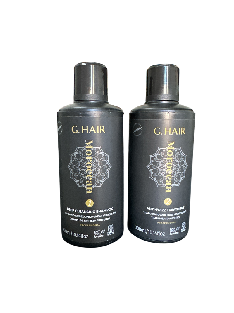 KB KERATIN MOROCCAN HAIR TREATMENT 250ml 8.4oz KIT .