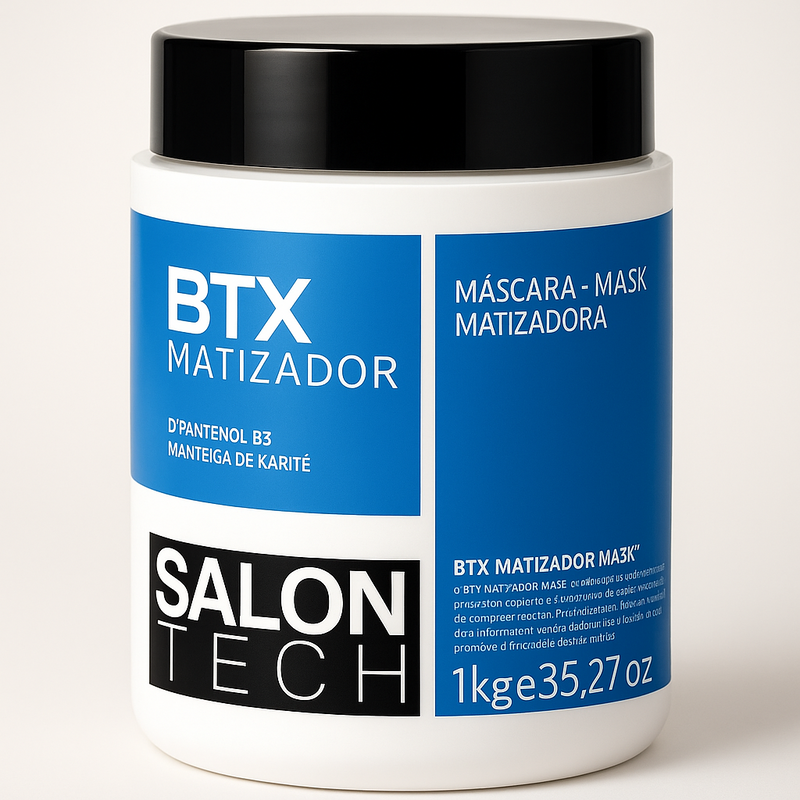 Tratamiento BTX Therapy Matizador de SalonTech: Fórmula definitiva de queratina tonificante y alisadora para cabello rubio y con mechas