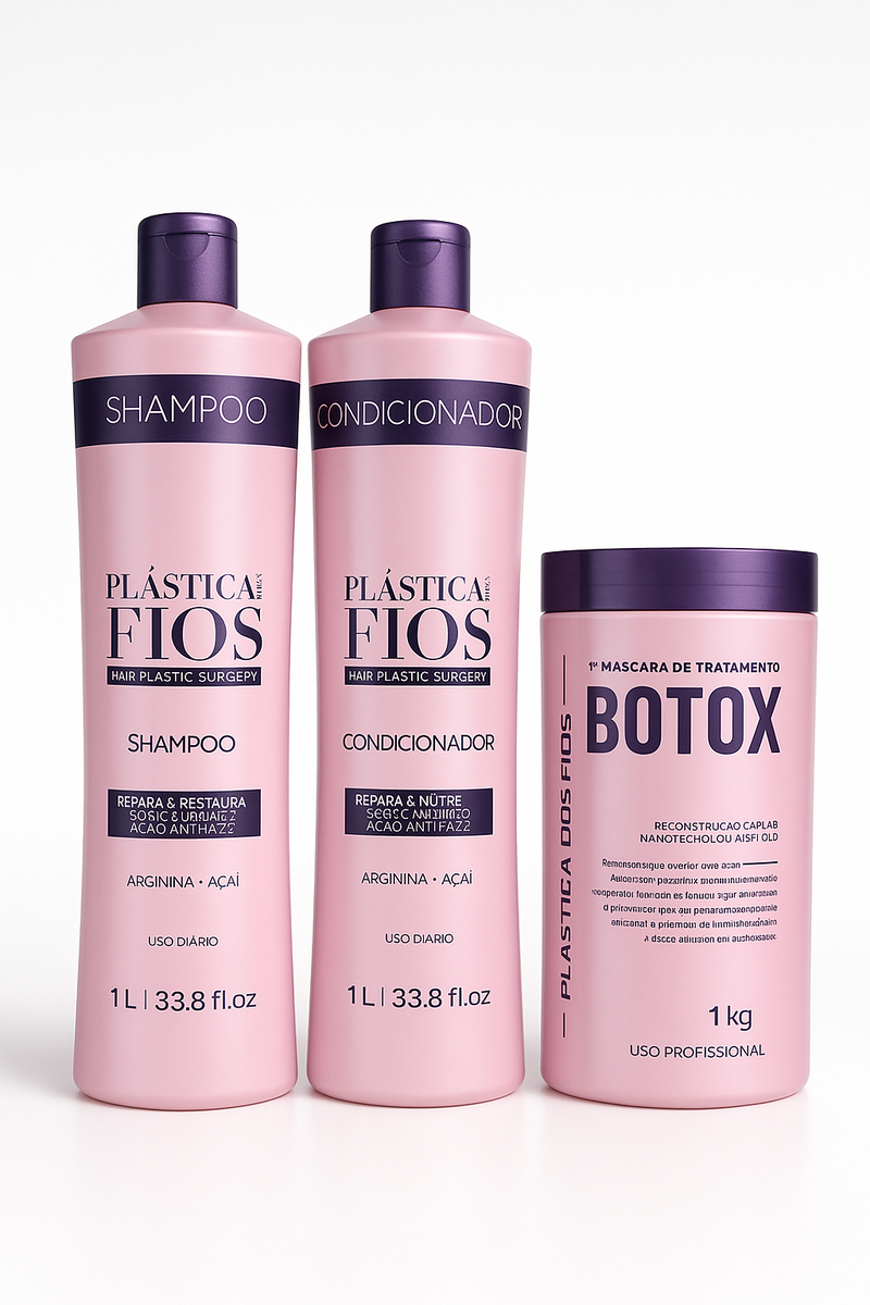 Kit de Botox Hidratante Y Shampoo  Plastica dos Fios
