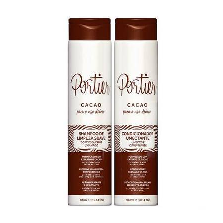 Portier Cacao Daily Use Shampoo and Conditioner KIT - Keratinbeauty