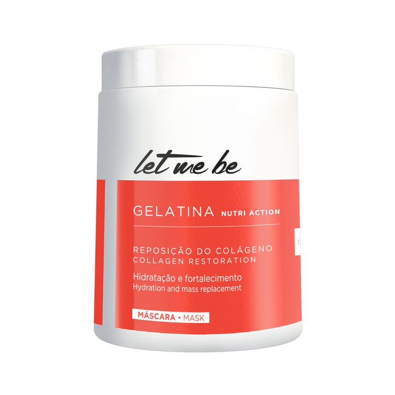 Let Me Be Moisturising Gelatin Mask Hair Strengthening 1kg - Keratinbeauty